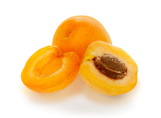Naklejka na ściany i meble Orange fruit Apricot, Healthy Eating