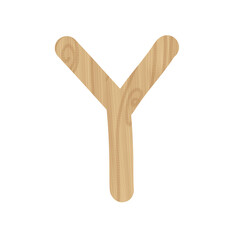 Wood Texture Alphabet