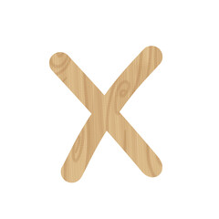 Wood Texture Alphabet