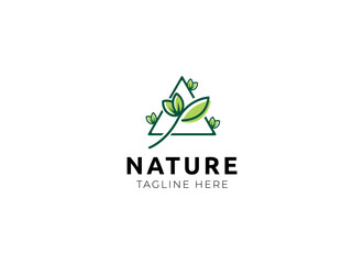 Abstract nature logo icon vector design. Healthy eco food, ecology, spa, business, diet , yoga, Environment day vector logo. Editable Design. Fitness, sport web icon.
