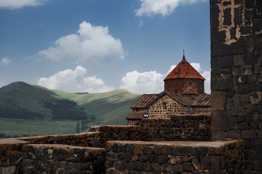 Sevanavank , a monastery on the northwestern shore of Lake Sevan, Geharkunik Province, Armenia