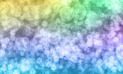 Abstract magic bokeh light pattern decoration, Shiny Bright Colorful Bokeh Festive Design background
