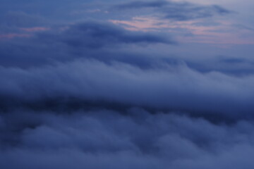 Landscape photo with beautiful clouds.