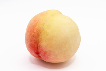 japanese peach isolated on white background