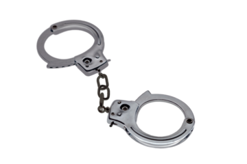 Metal handcuffs with Chain Links