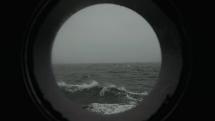 view from boat porthole