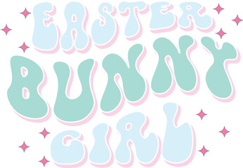 Retro easter day Design