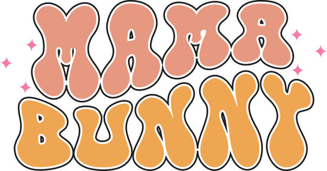 Retro easter day Design