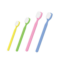 シンプルな歯ブラシセット