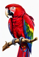 Scarlet Macaw created with Generative AI Technology - 561178240