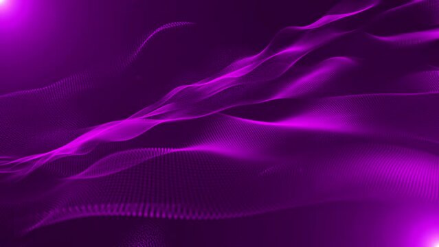 purple beautiful themed particle form, futuristic neon graphic Background, science energy 3d abstract art element illustration, technology artificial intelligence, shape theme wallpaper