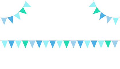 フラッグガーランドのイラスト
