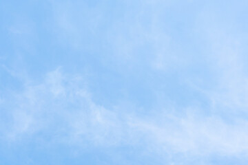 Natural background of beautiful fading blue sky.