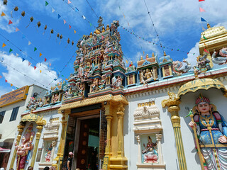 indian temple in malaysia in penang island