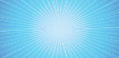 Fototapeta illustration of blue sunburst abstract backgrounds for summer wallpaper, e commerce signs retail shopping, advertisement business agency, ads campaign marketing, backdrops space, landing pages, header obraz