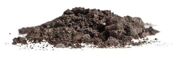 Nature earth black soil or dirt