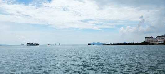 Obraz premium bridge from Penang island to the mainland