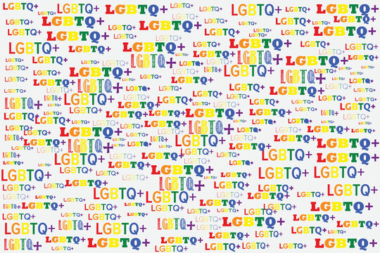 LGBTQ Typography Background, lgbtq rainbow typography background
