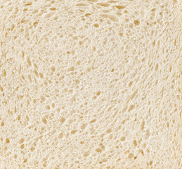 slices white toast bread background, close up.