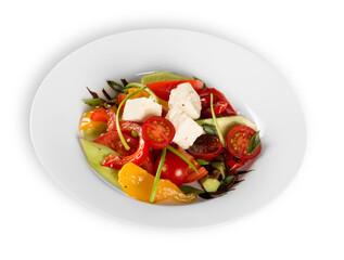 Fresh spring tomato salad