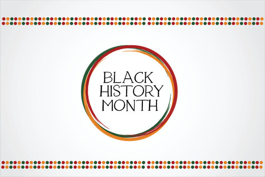 black history month poster design, Black history month vector illustration design.