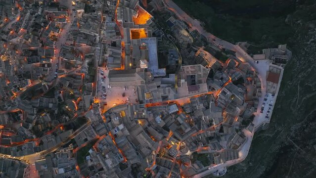 Birds Eye View of Matera