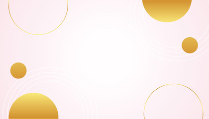 luxury spring pale color background with geometric shapes