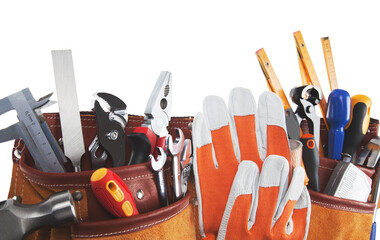 Big plastic bag with different Work Tool