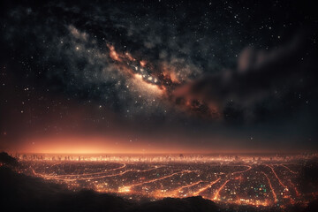 Light pollution - Generative AI