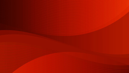 red wave abstract background