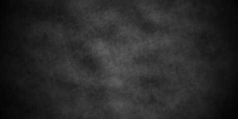 Obraz na płótnie Canvas Dark black grunge textured concrete backdrop background. Panorama dark grey black slate background or texture. Vector black concrete texture. Stone wall background.