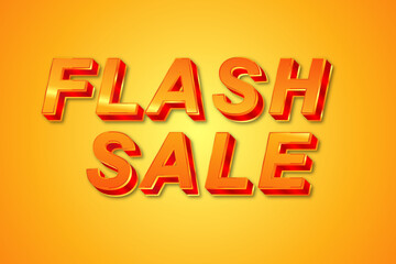 Flash sale 3d editable vector  text effect  style 
