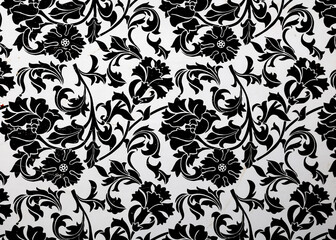 Black and white background, texture. Classic wallpaper