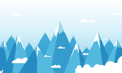 Fototapeta premium landscape with mountains