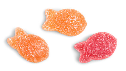 jujube colored balls on a white background