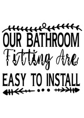 Our bathroom fitting are easy to install
