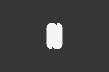 Illustration vector graphic of letter N