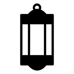 lantern solid icon
