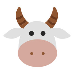 cow flat icon