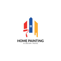 Painting Logo Template Design Vector