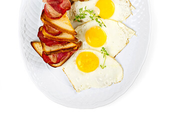 Big Breakfast, with egg and bacon