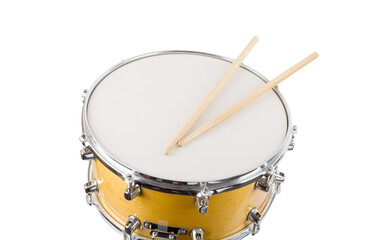 Snare Drum with Path, Percussion Instrument - obrazy, fototapety, plakaty