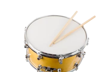 Fotobehang Snare Drum with Path, Percussion Instrument © BillionPhotos.com