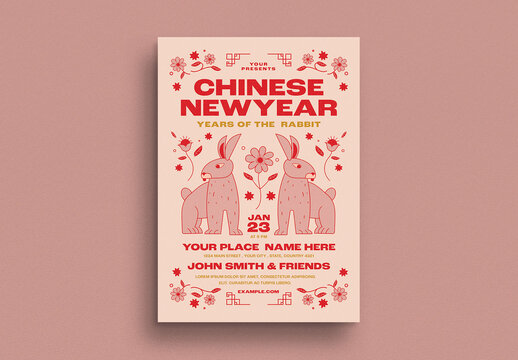 Chinese New Year Event Flyer