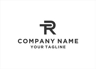 initial Letter TR Logo Design Vector