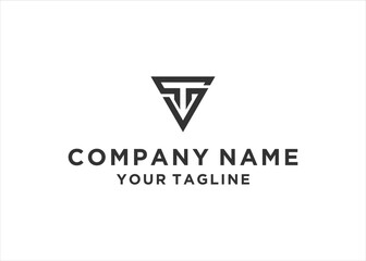 initial Letter TS Logo Design Vector