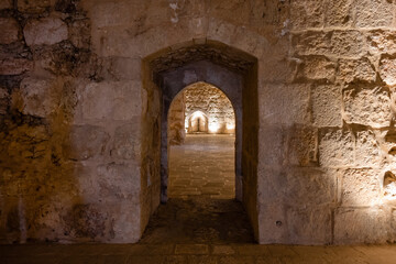 Ajloun Castle Interior in Jordan