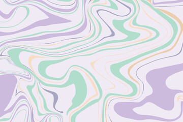Flat groovy psychedelic background with colorful design