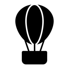 Obraz premium Hot air balloon vector design, aircraft for adventure