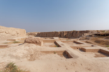 Obraz premium Remains of the Apadana Palace of Shush, Khuzestan province, Iran